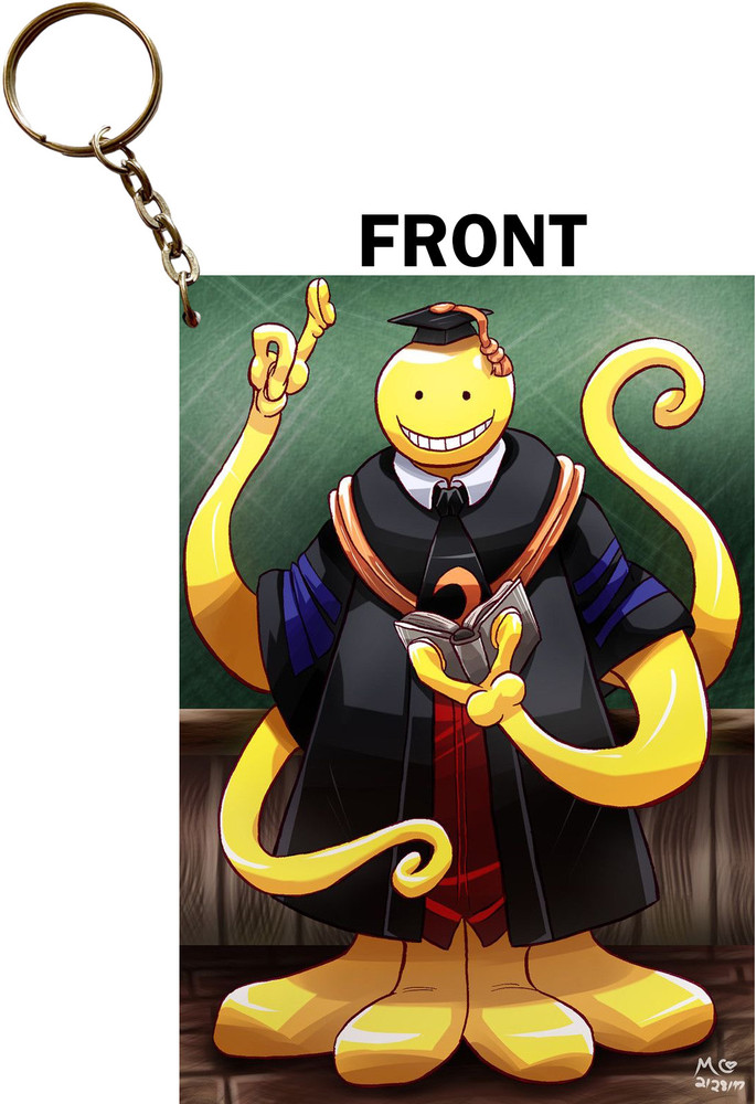 Hariyaali Enterprises LLP Assassination Classroom CLEVER KORO SENSEI Key Chain Price in India Buy Hariyaali Enterprises LLP Assassination Classroom CLEVER KORO SENSEI Key Chain online at Flipkart