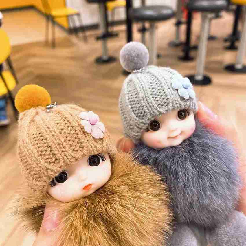 Pom pom baby keychain on sale