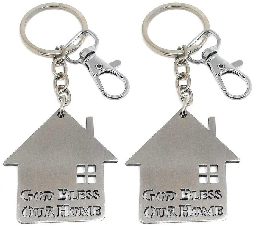 Home discount shaped keychain