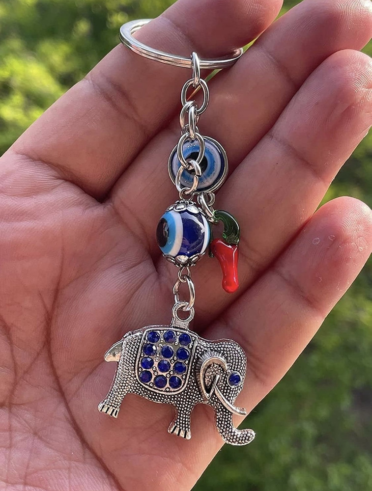 Small elephant keychain hot sale