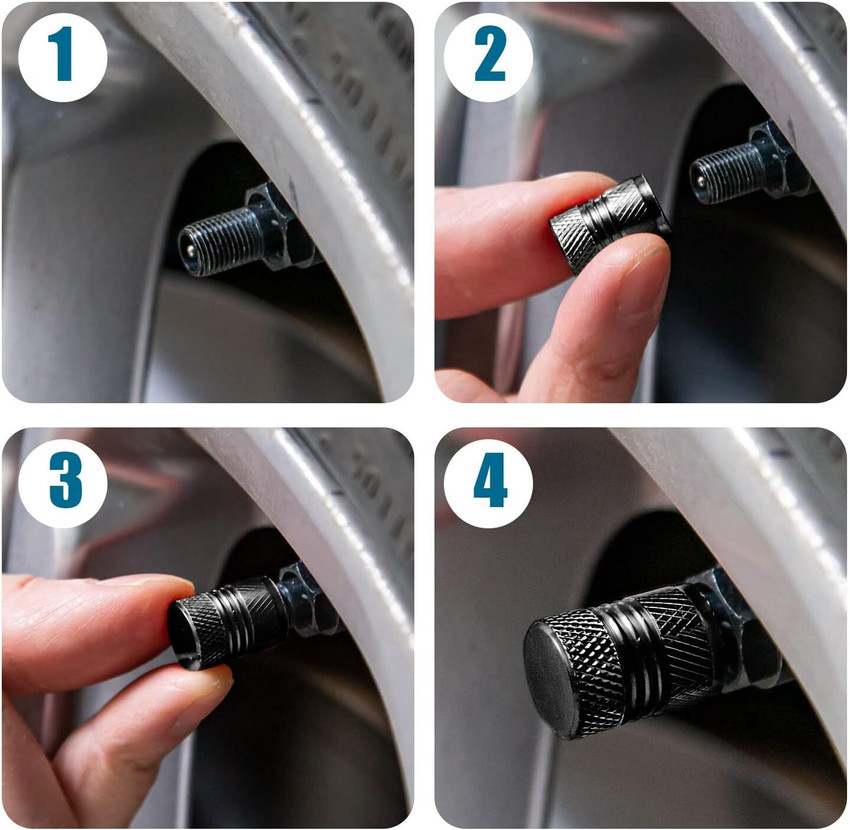 Hyundai valve top stem caps