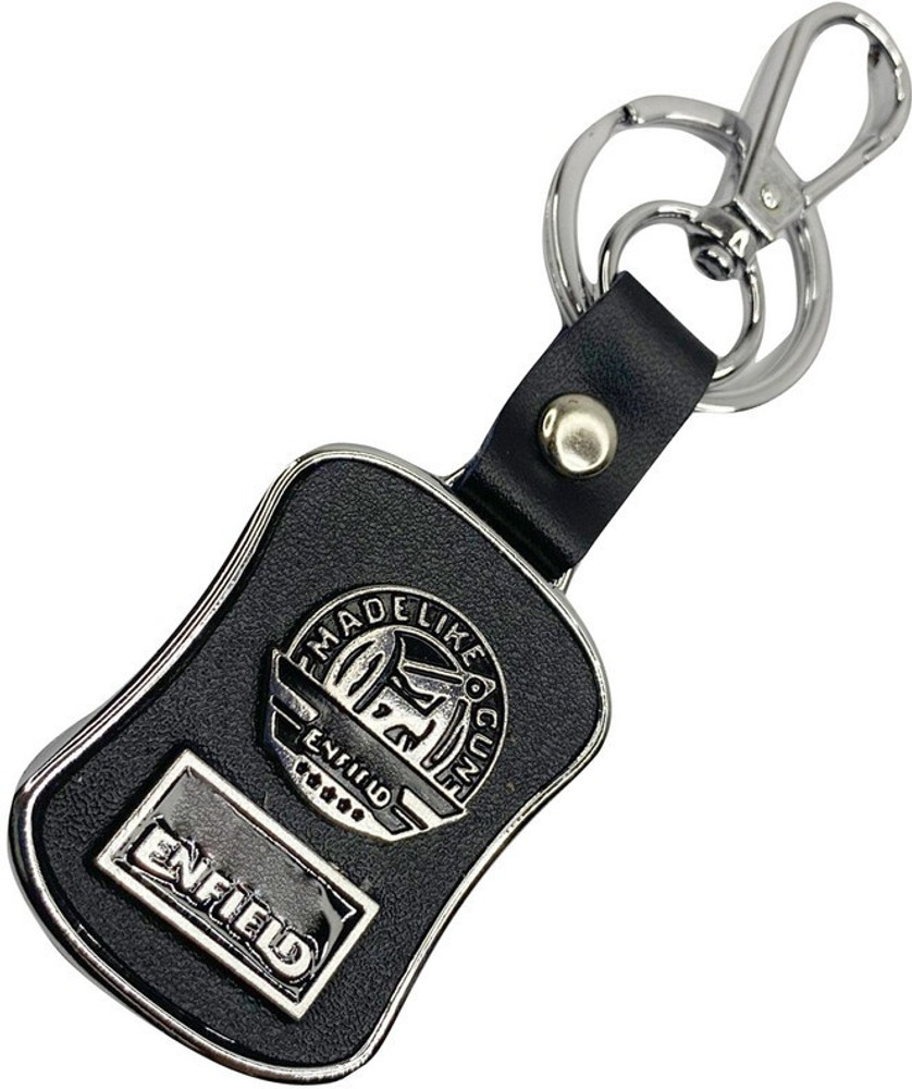 Dhe Best Bike Keychain Like a Gun Double Rings Metal for Royal