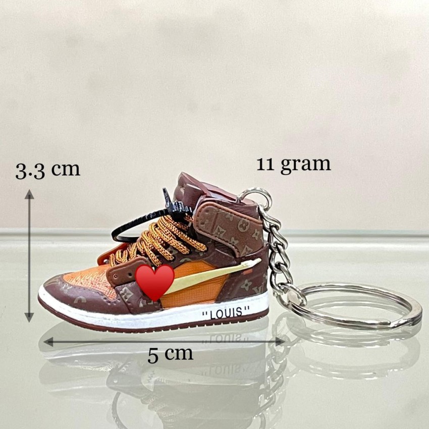 Mubco 3D Air Jordan x Louis x Off White Sneaker Keychain Handcrafted & Hand  Painted Key Chain Price in India - Buy Mubco 3D Air Jordan x Louis x Off  White Sneaker