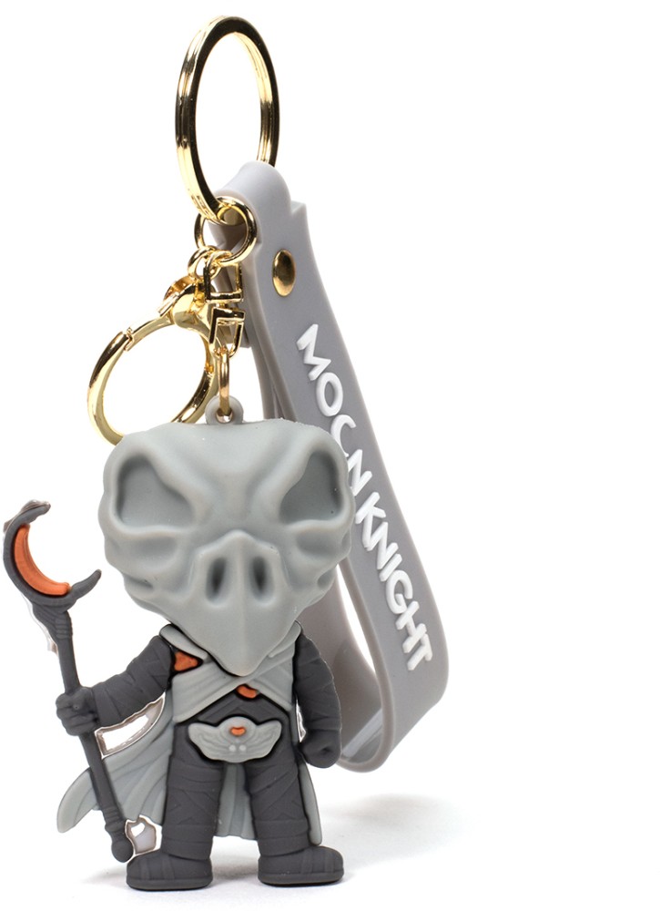 Disney Cartoon Anime Moon Knight Pendant Keychain Car Key Chain