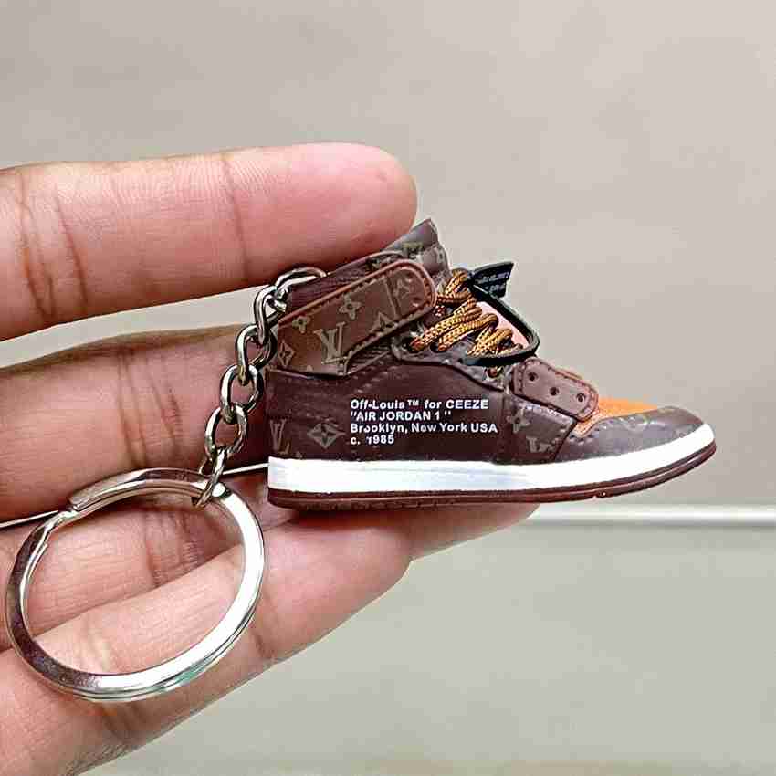 Mubco 3D Air Jordan x Louis x Off White Sneaker Keychain