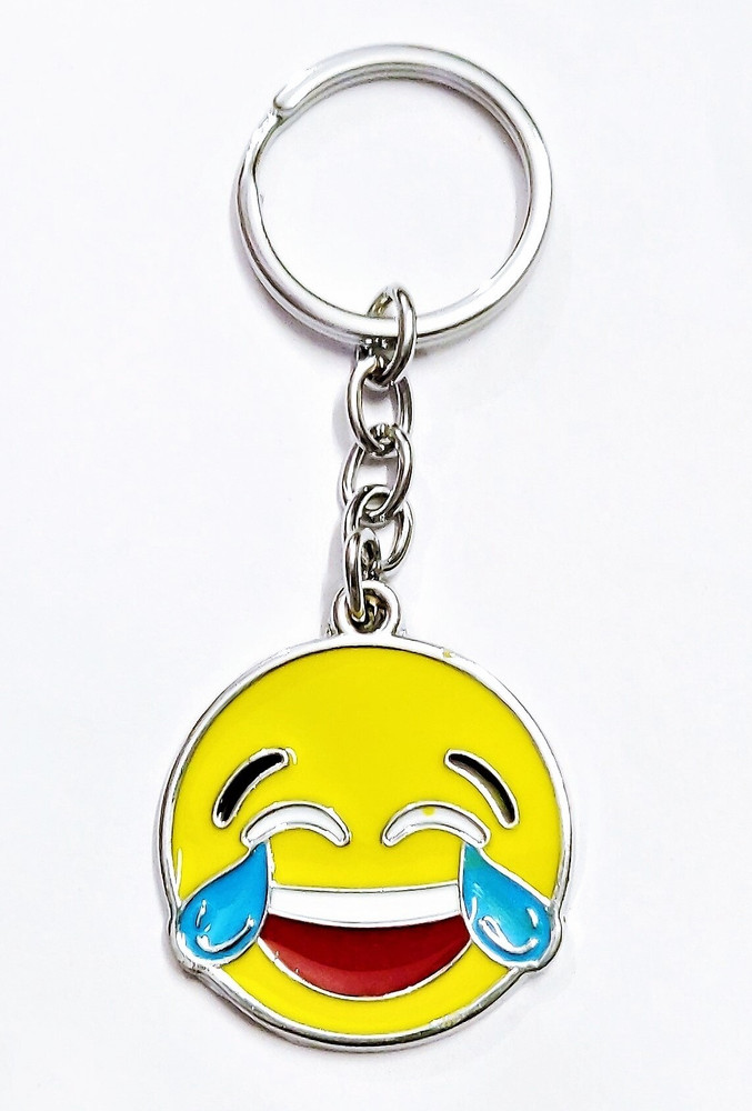 Emoji keychain clearance metal