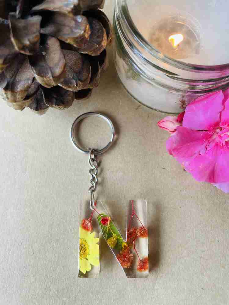 crafcan Resin Real Flower Keychain, Pack of 1 Key Chain Price in India -  Buy crafcan Resin Real Flower Keychain