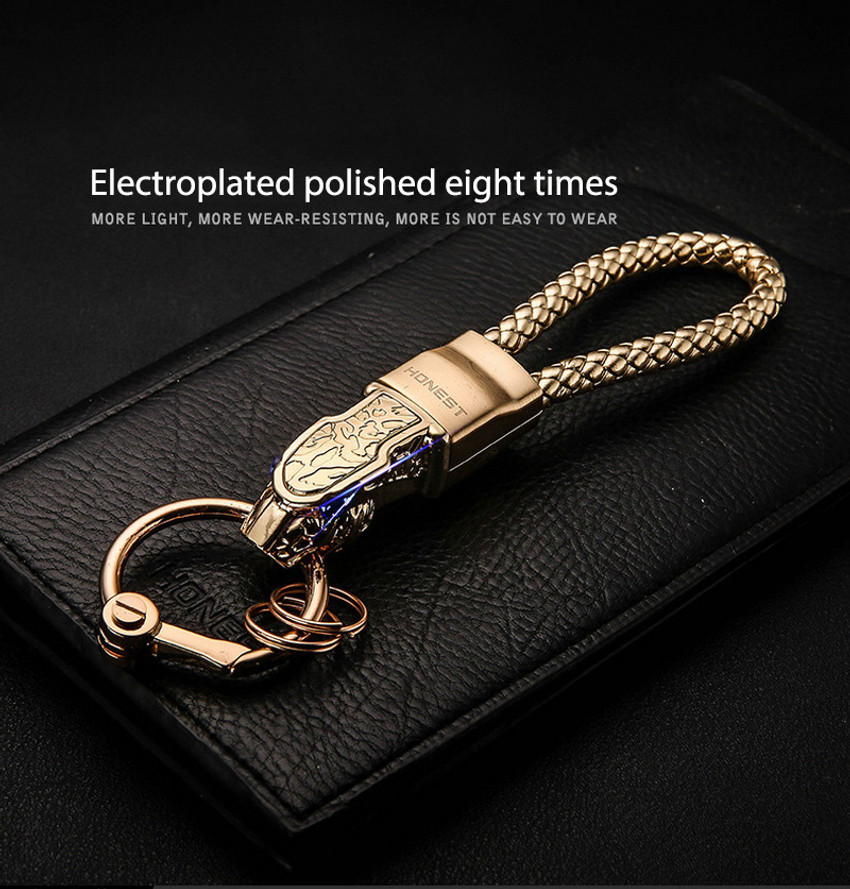 Leather cord keychain online