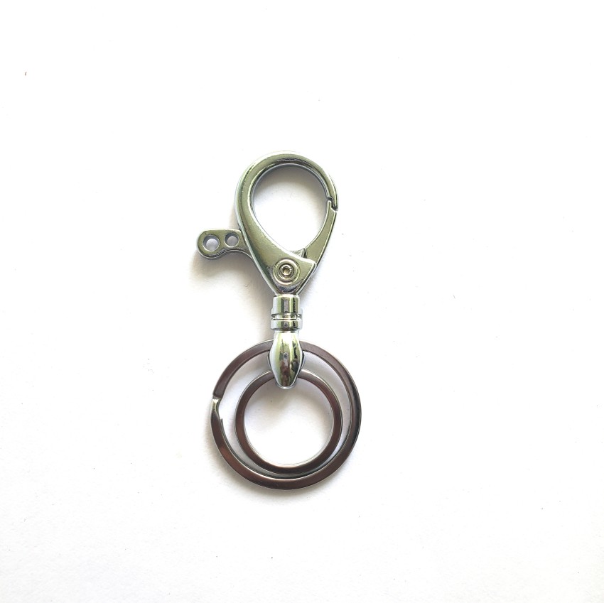 TORPPEZA Heavy duty stainless Steel key chain Key double ring hook