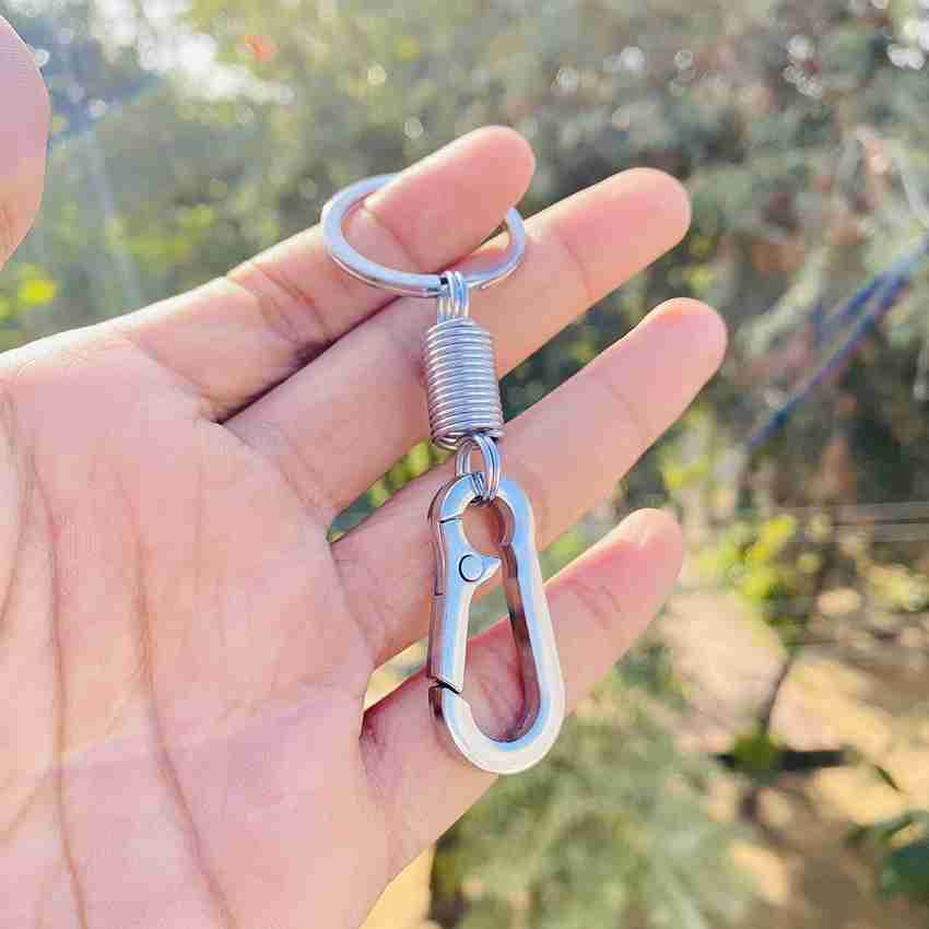 Keychain spring clip sale