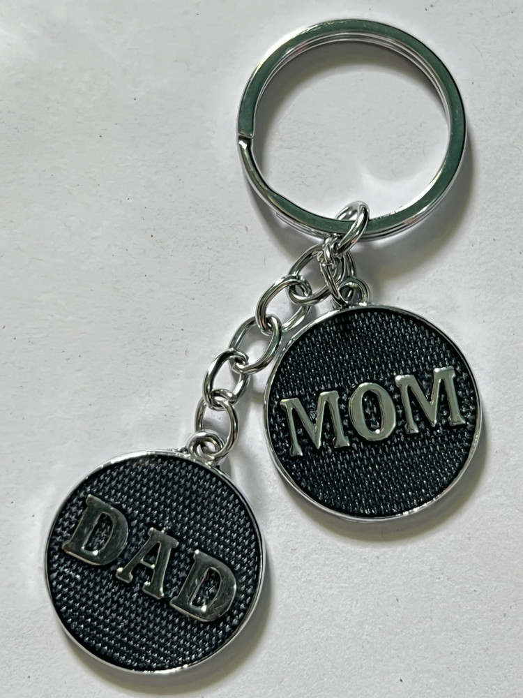 Mom dad keychain hotsell
