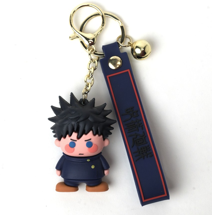 Anime Jujutsu Kaisen Gojo Satoru Fushiguro Megumi Metal Keychain