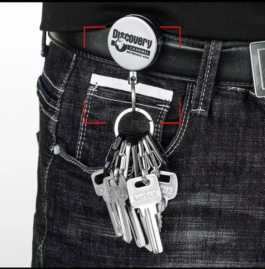 Heavy Duty Multl-Functional Retractable Key Chain India