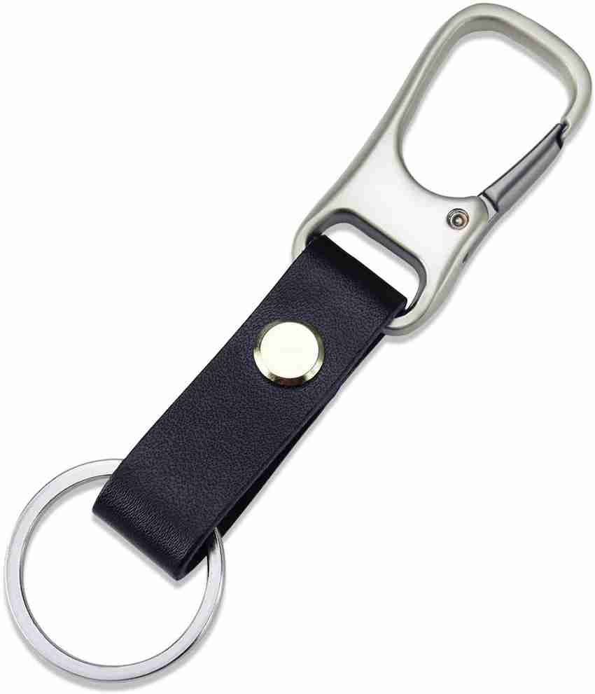Metal key ring clip top