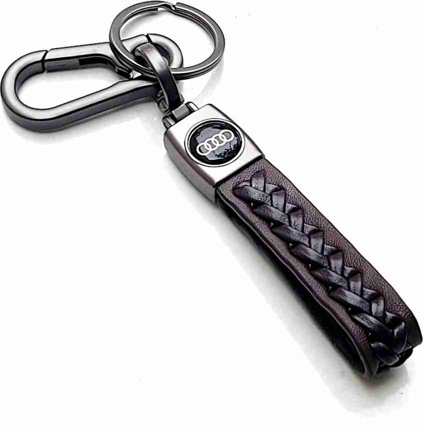 ADOREAL Audi Keychain Black Thread Leather Pack Of 3 Pouch Free Key Chain Price in India Buy ADOREAL Audi Keychain Black Thread Leather Pack Of 3 Pouch Free Key Chain online
