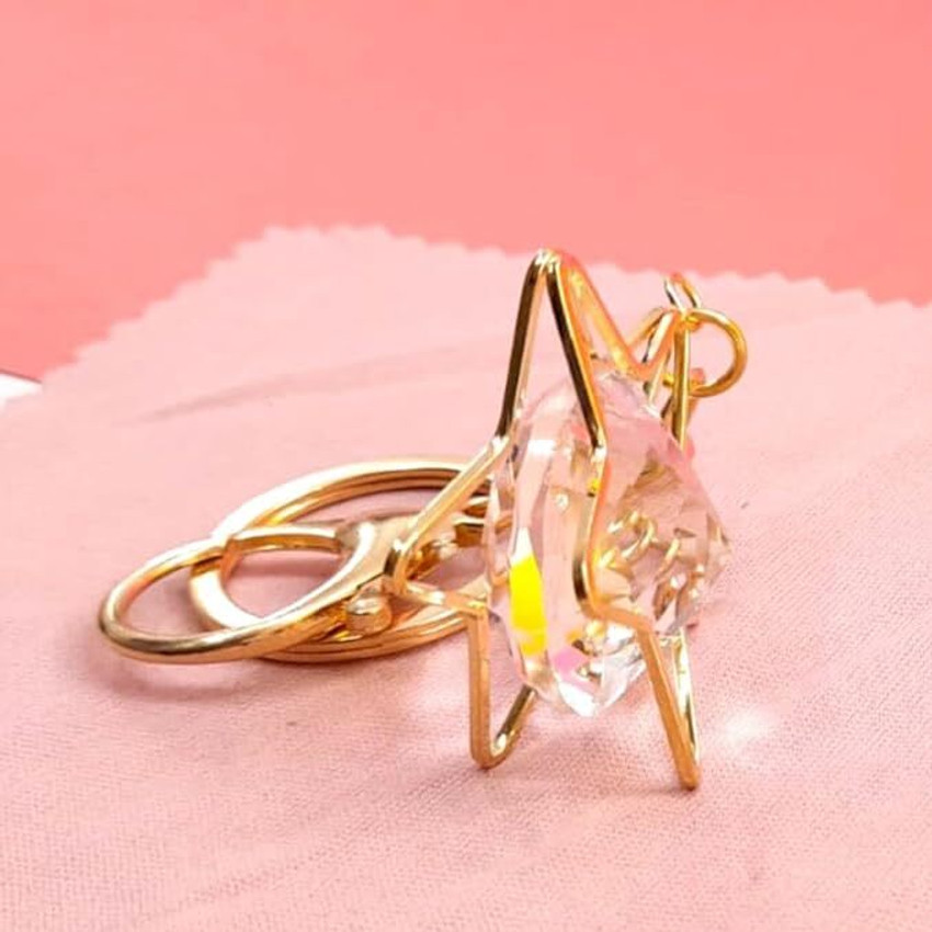 Rose gold keychain ring online