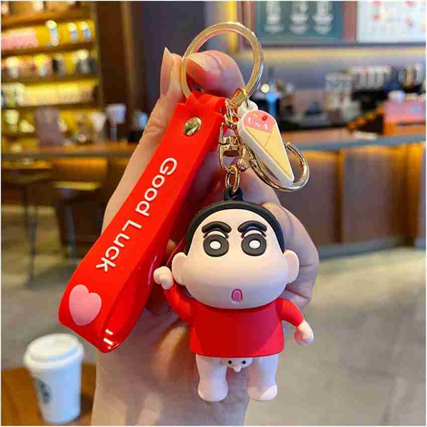Anime Character Snoopy Keychain PVC Silicone Keychain 3D Double