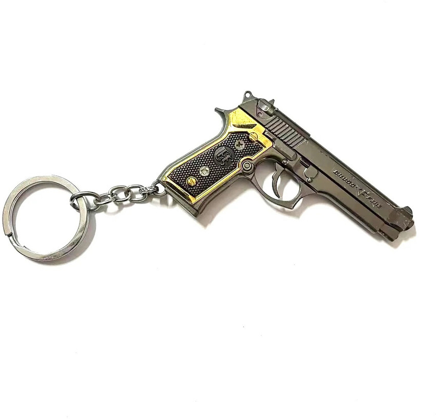 HappierYou Big size Revolver Gun with Cover Keychain Keyring Crossfire Gun Keychain Key Chain Price in India Buy HappierYou Big size Revolver Gun with Cover Keychain Keyring Crossfire Gun