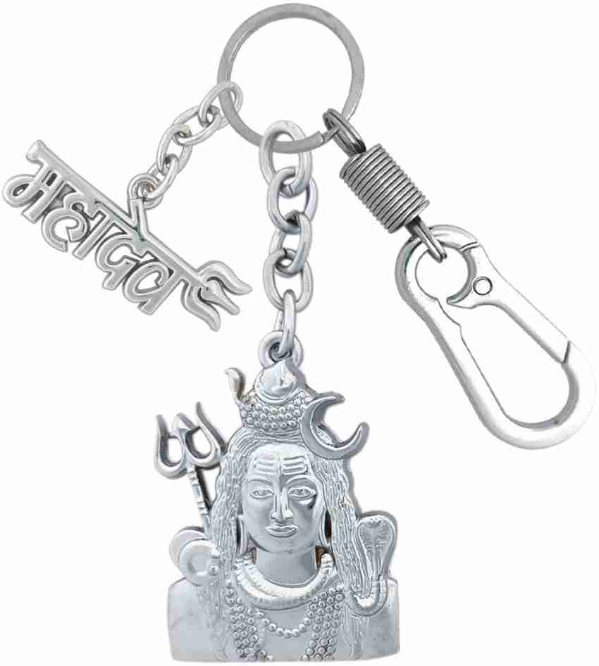 SHOKY LOOKS Double Sided Lord Shiva Decorative Metal With Mahadev
