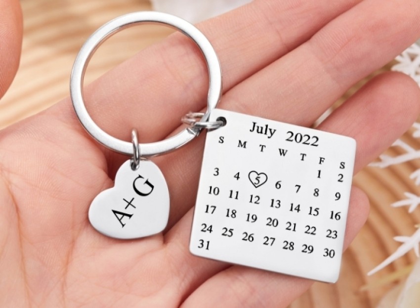 Keychain calendar clearance date