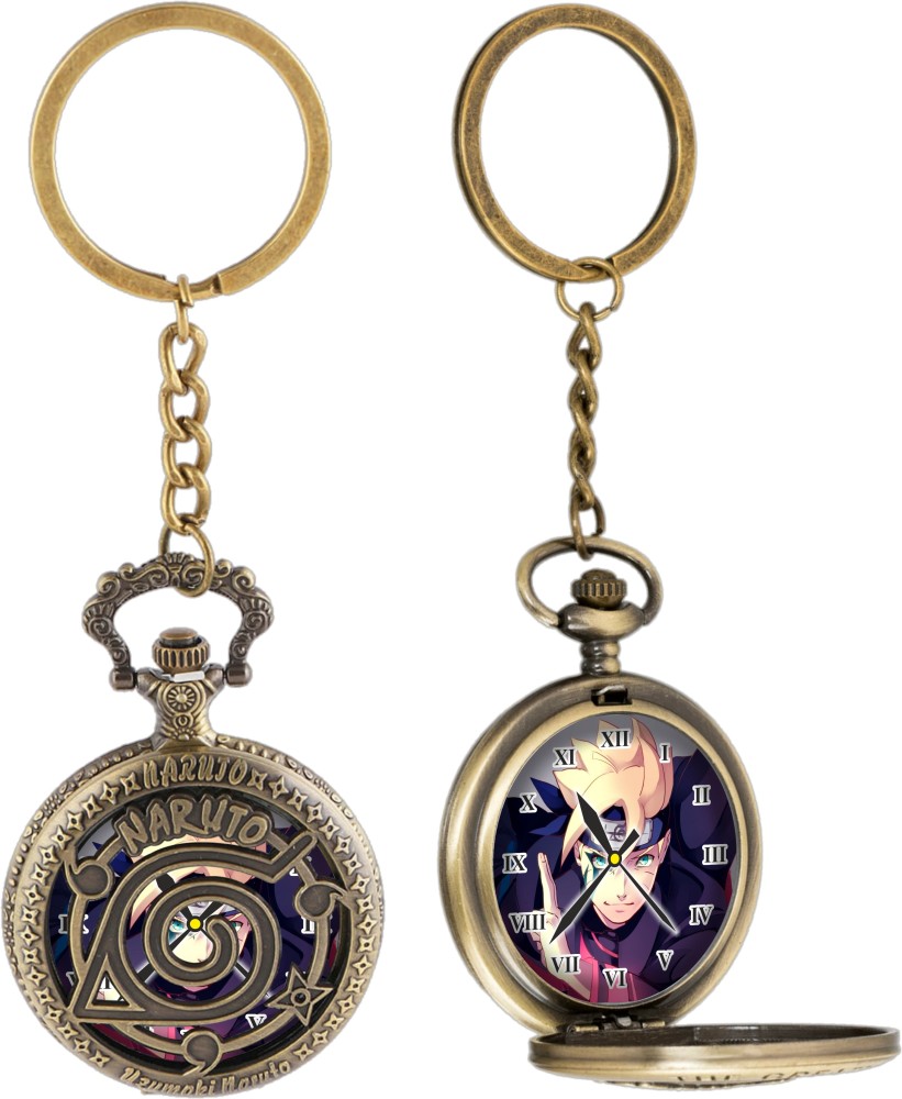 GT Gala Time Bronze Pocket-Watch Anime Boruto Print Dial Metallic Car Bike  Key Chain Key Chain Price in India - Buy GT Gala Time Bronze Pocket-Watch  Anime Boruto Print Dial Metallic Car