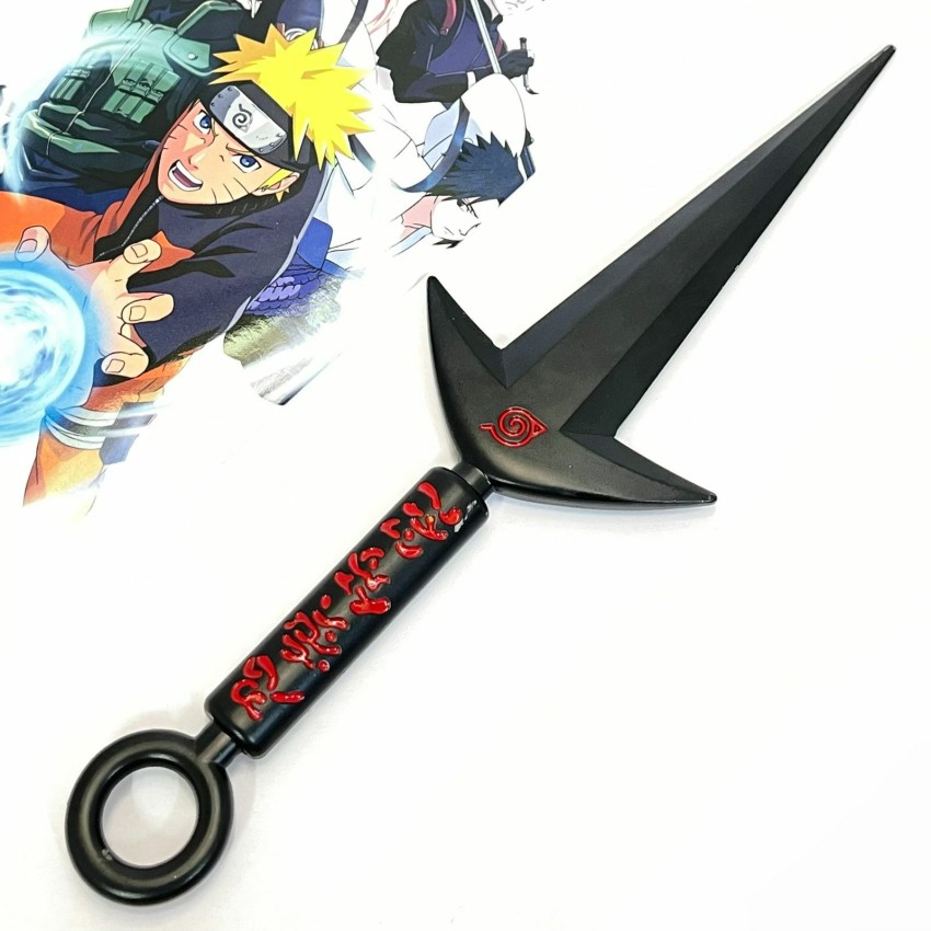 Japan Anime 102 inch Ninja Props Big Kunai Knife Red and Leaf Village  Headband  Amazonin Fashion