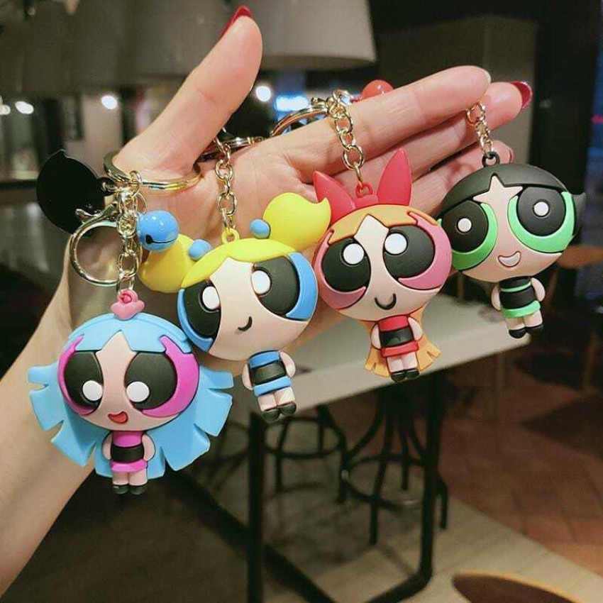 The Powerpuff authentic Girls Keychain set