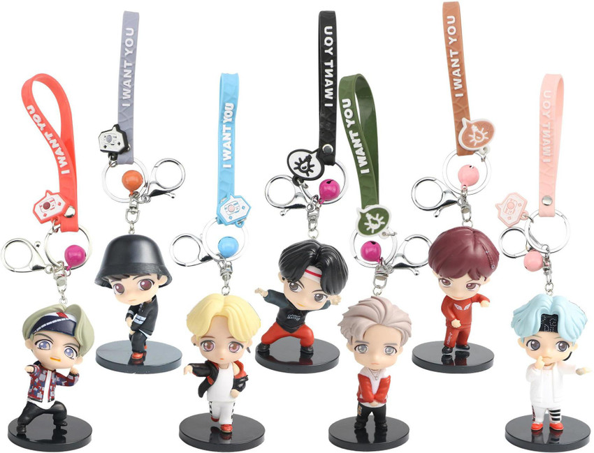 gtrp BTS Doll Keychain BTS Doll BT21 Desktop Decoration Collection