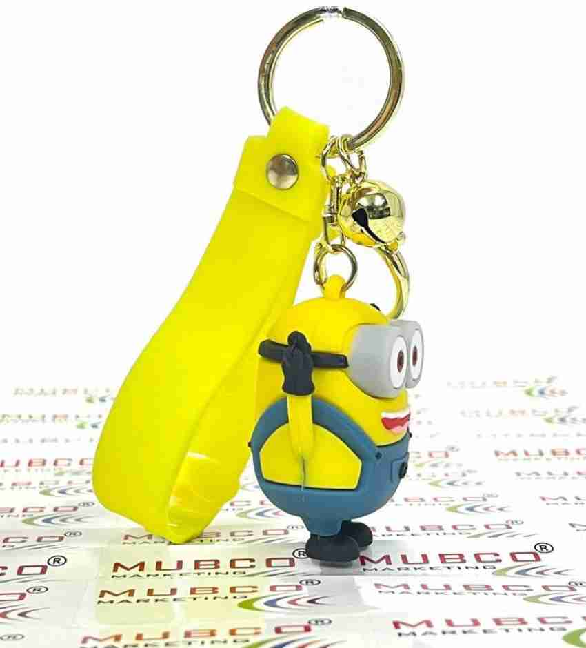 Mubco Cute 3D Minion Bob Keychain PVC, Strap Charm & Hook, Key Ring Bike  Car Gift Key Chain Price in India - Buy Mubco Cute 3D Minion Bob Keychain  PVC, Strap Charm & Hook