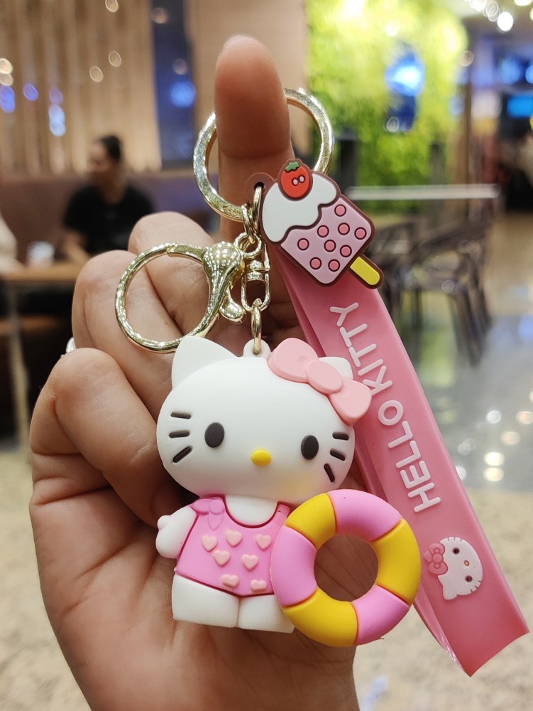 Hello Kitty Apple Backpack Keychain
