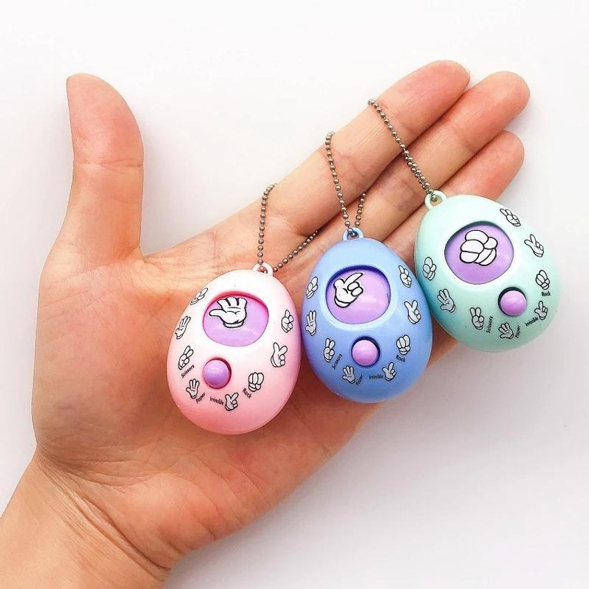 Rock paper scissors keychain sale