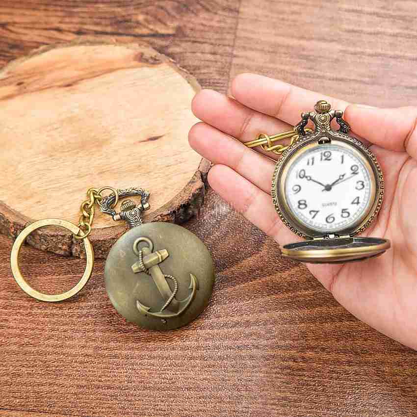 Anchor pocket watch sales