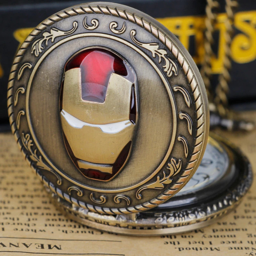 Iron man top pocket watch