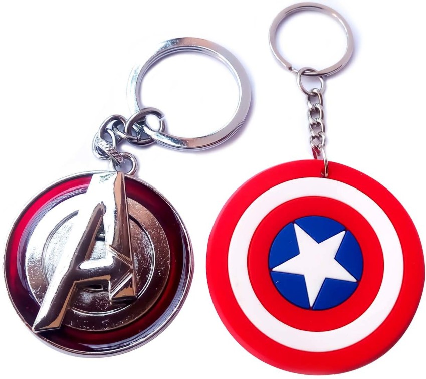 Marvel Faces Lanyard with Captain America Shield