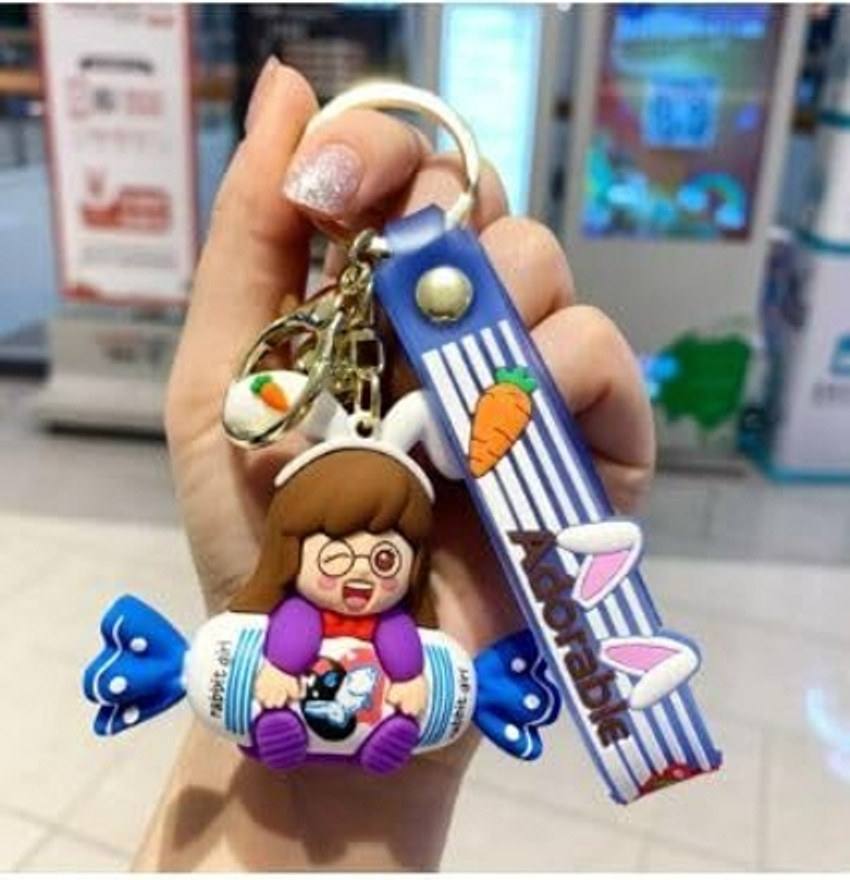 M T BROTHERS Cute Keychain for Kids Girls Boys Cartoon Accessories