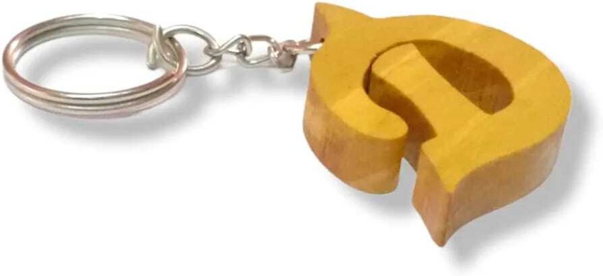 Zentnagle U Wooden Letter Keychain - Yahoo Shopping