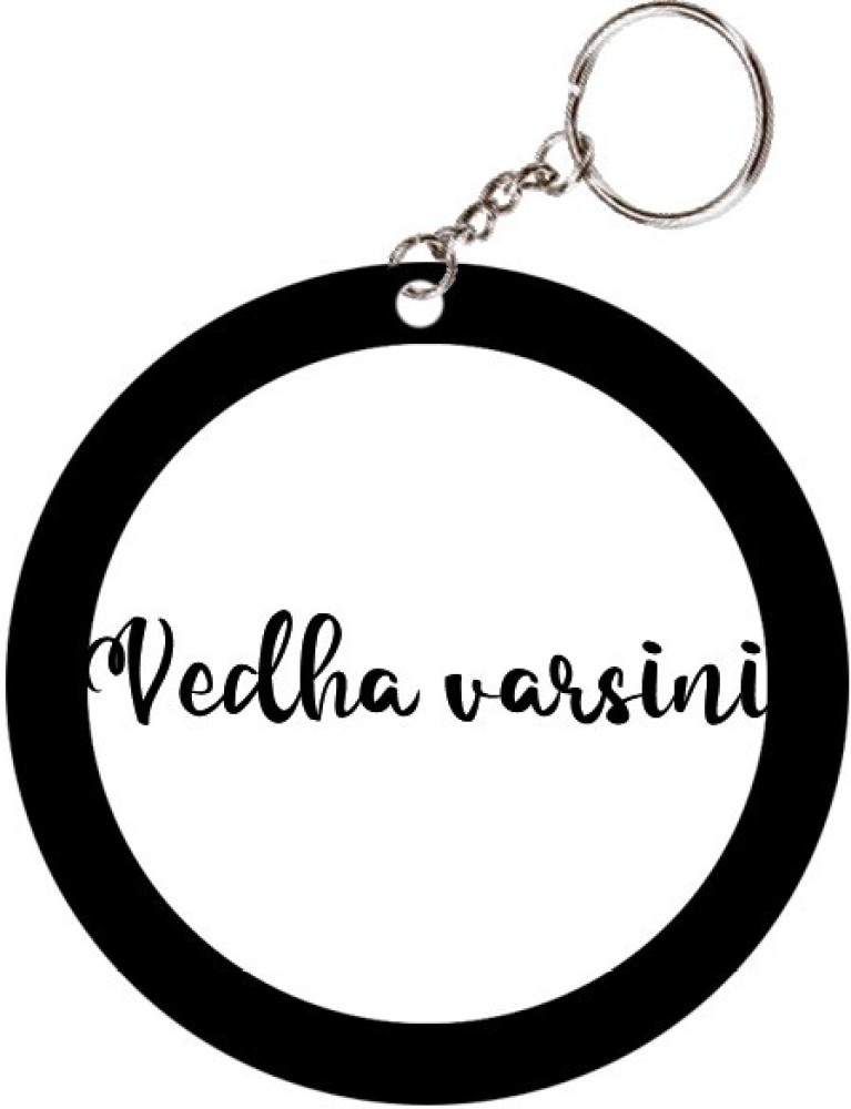 SY Gifts Vedha varsini Name Black Keychain Key Chain Price in India - Buy  SY Gifts Vedha varsini Name Black Keychain Key Chain online at