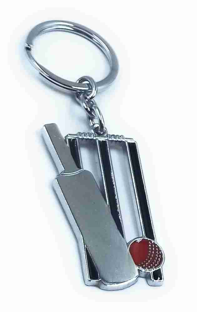 Cricket bat and cheap ball keychain