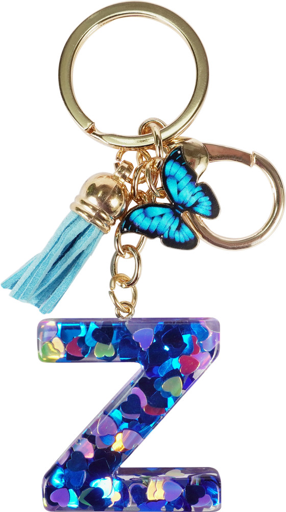 Letter z keychain top
