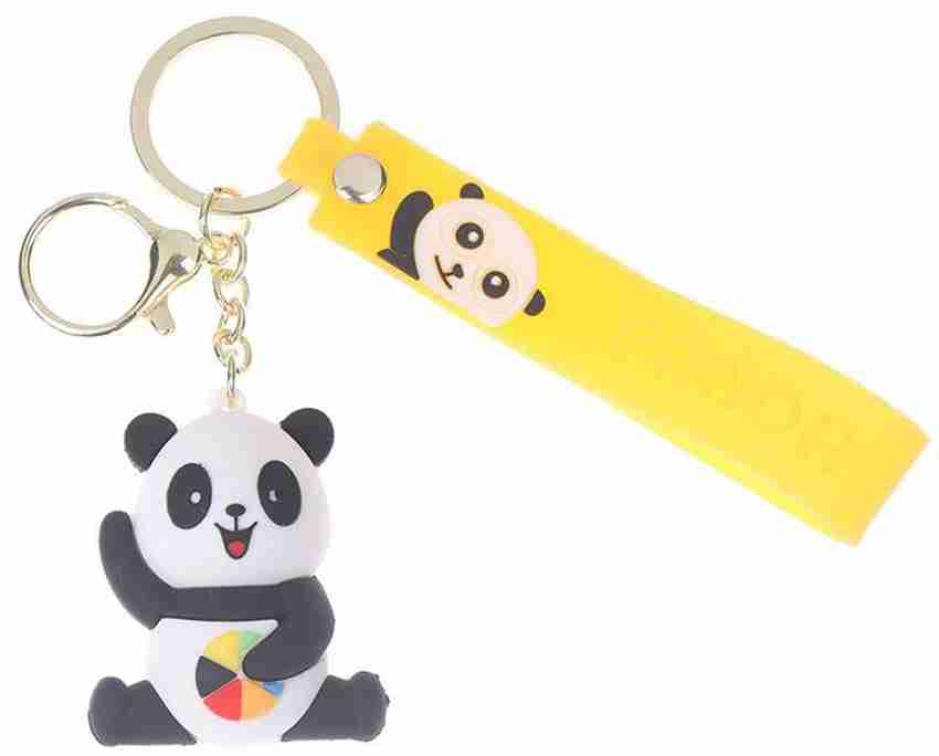 gtrp Cartoon Panda Keychain Sports Weightlifting Skating Panda