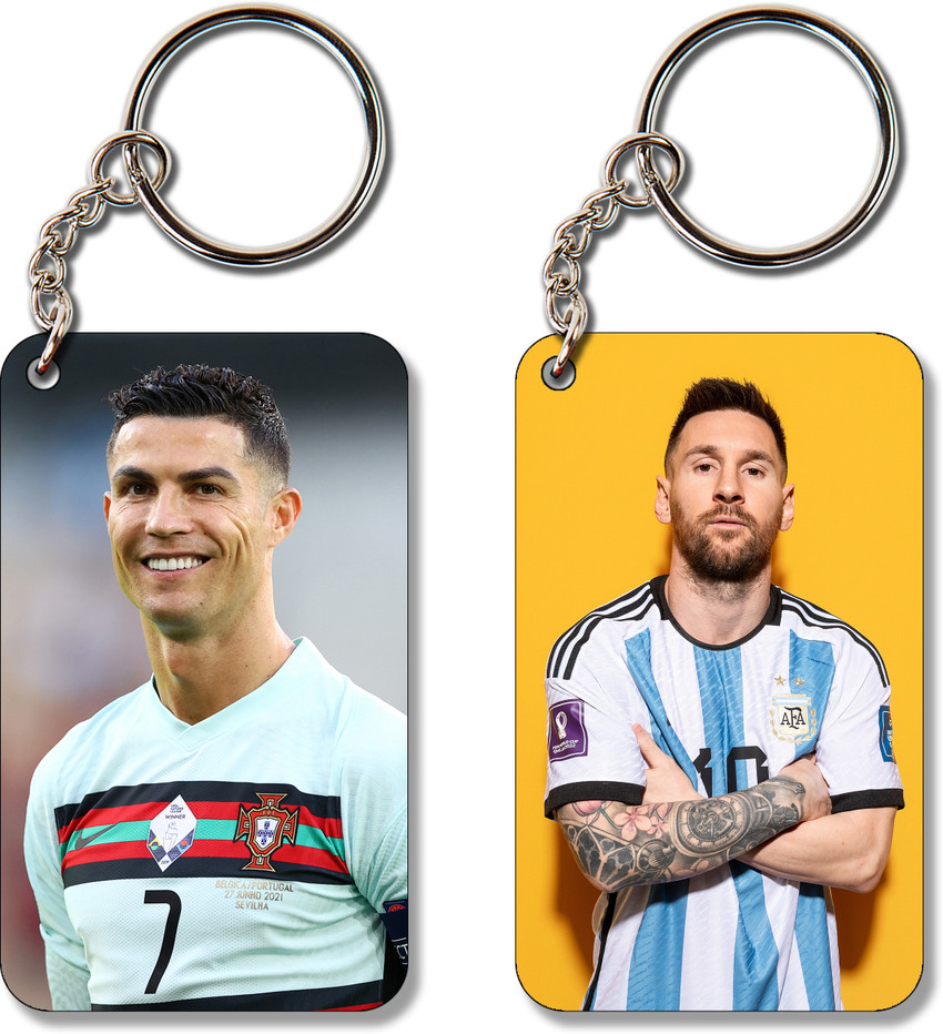 Ourrble 2 Combo Chabi Ring Ronaldo and Messi Key chains for Football Fans Bike Car Key Chain Price in India Buy Ourrble 2 Combo Chabi Ring Ronaldo and Messi Key chains