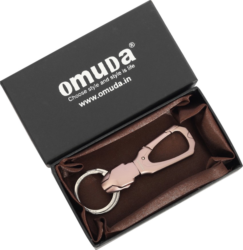 Omuda Stylish & Hook Locking key ring ,Key chain for Bike Car Men