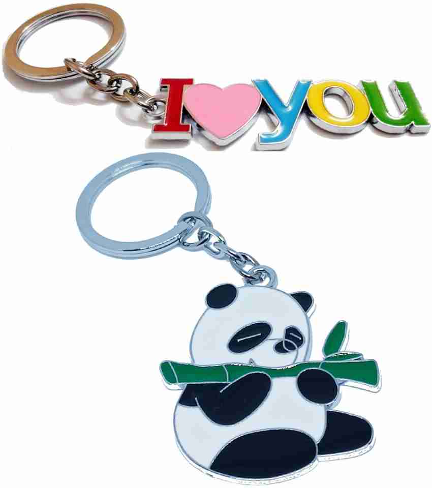 Combo clearance panda keychain