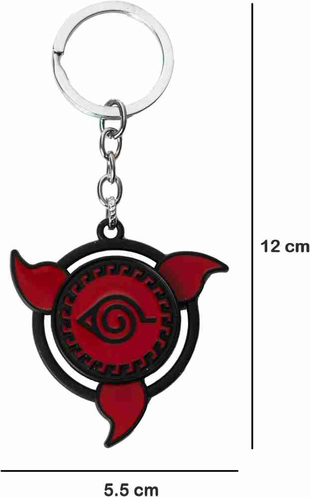 Akatsuki and Uchiha Logo Keychain / Naruto Cloud Key Chain