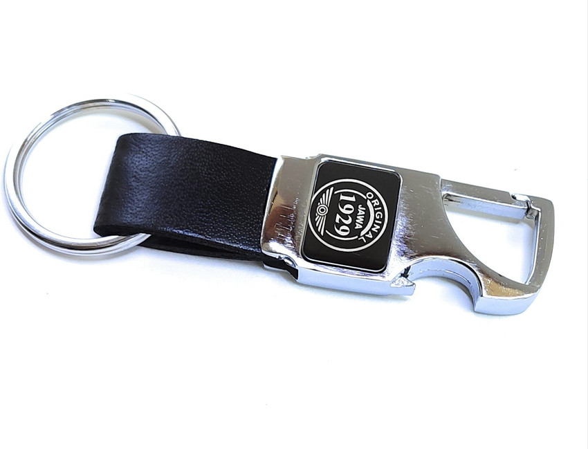 Jdp Novelty Metal Leather Opner Keychain for Jawa Bike 1929 Logo