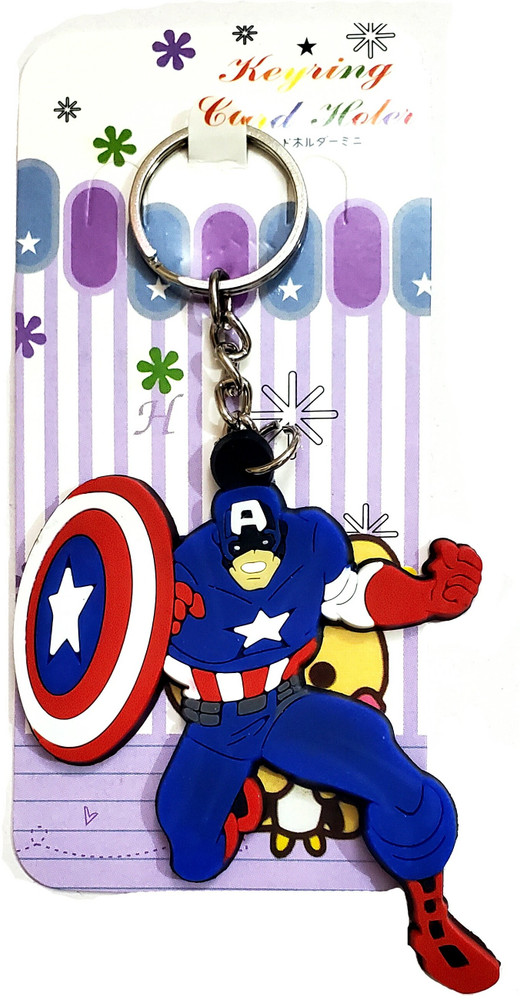 ShopTalk Captain America Avengers PVC Key Chain Price in India Buy ShopTalk Captain America Avengers PVC Key Chain online at Flipkart
