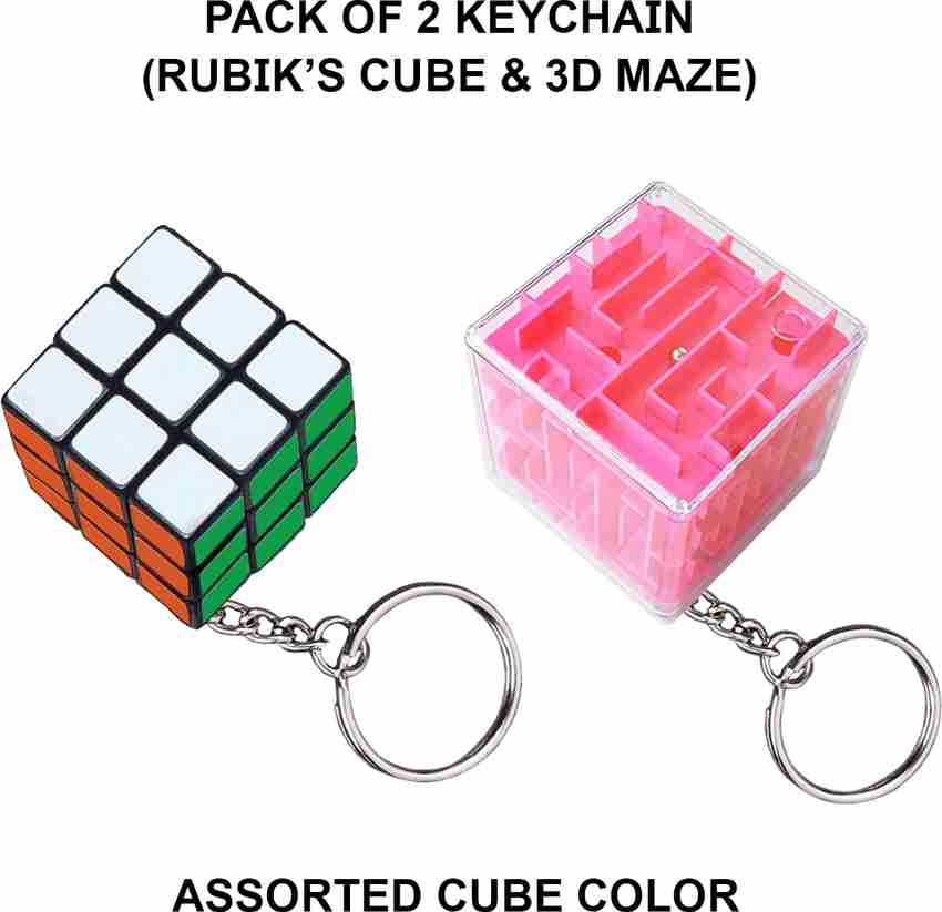 Mini rubik's cube keyring clearance