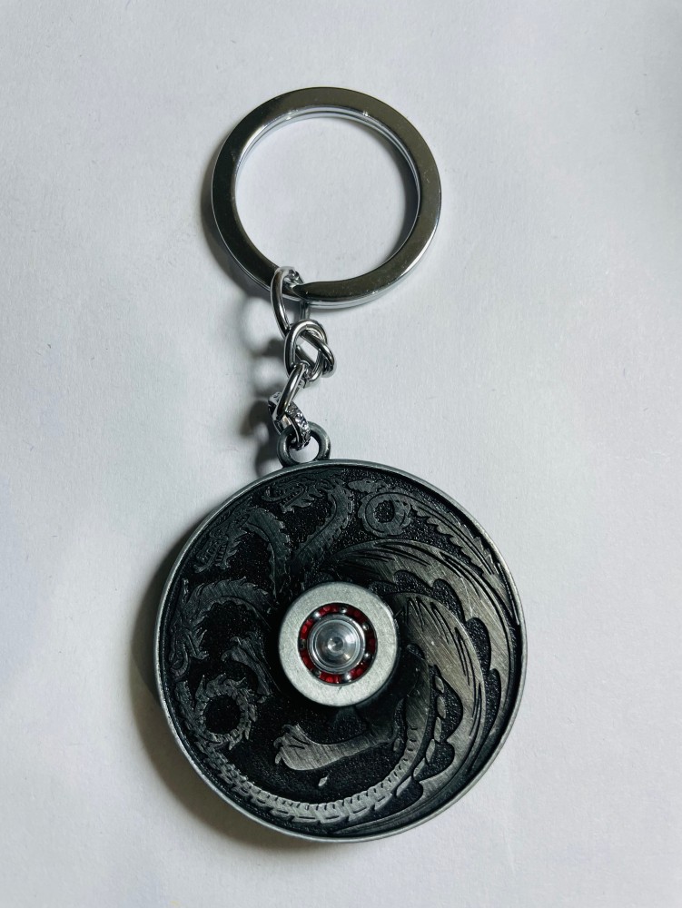 Ninja Spinner Keychain - Black