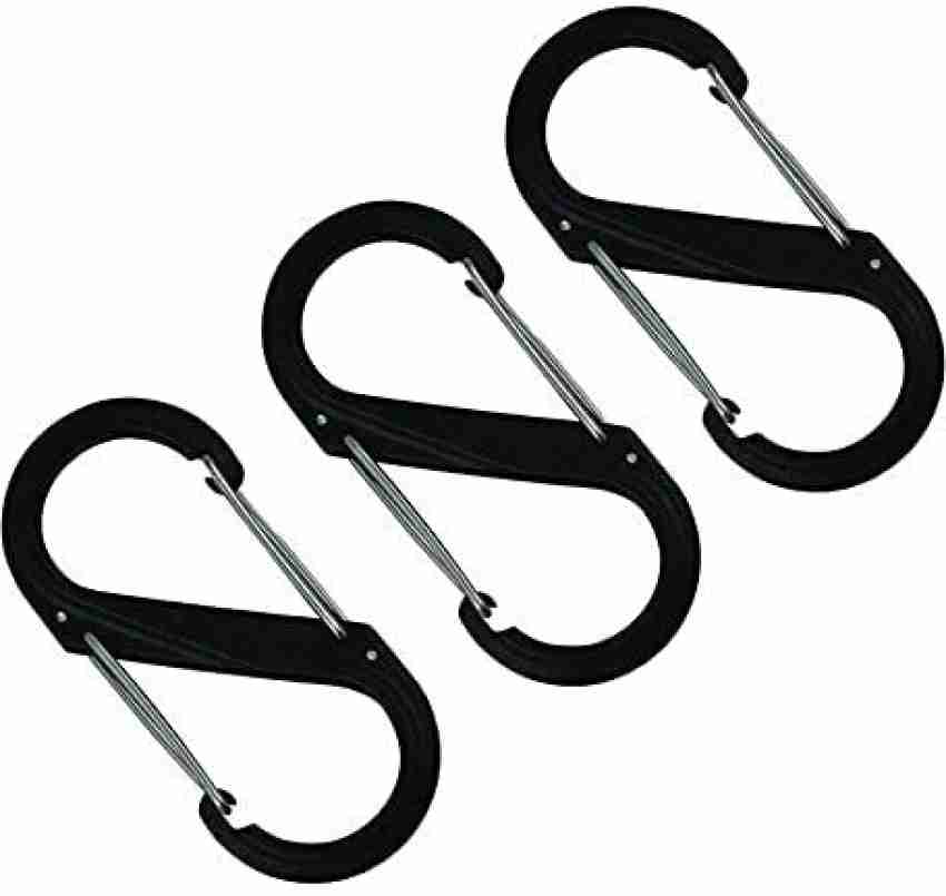 Black Mountain 3 Inch Stainless Steel Spring Snap Hook Carabiner