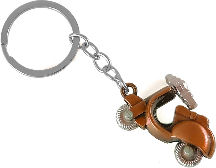 SGE89 Scooty Scooter Shape Metal Keychain Keyring Pack of 1